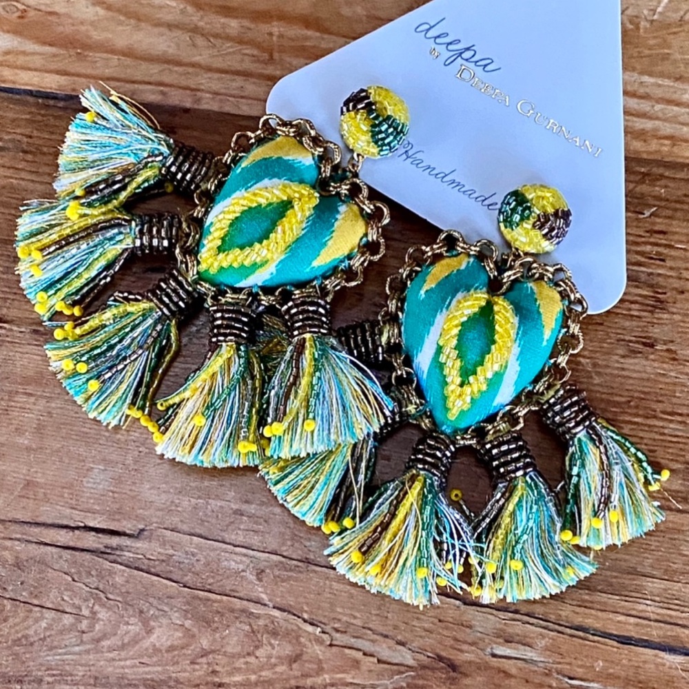 Multicolor Tassel Earrings